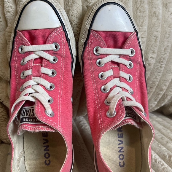Converse Pink and White Athletic Shoes - Picture 5 of 8